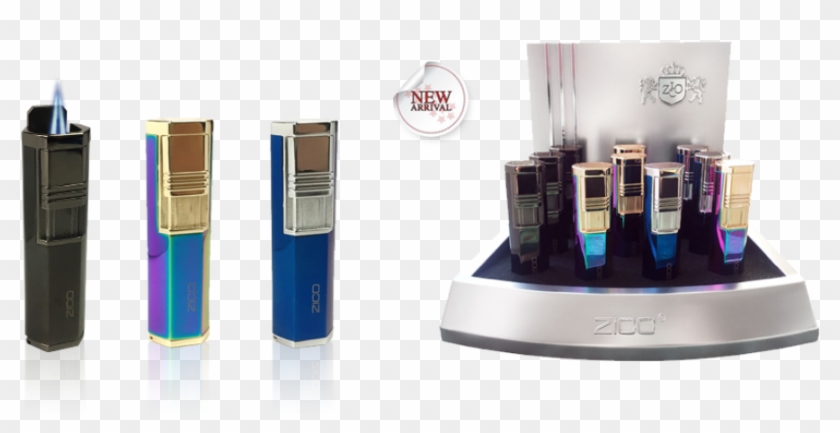 Zico Double Flames Torch Lighter 10 Pcs Per Display - Cylinder Clipart