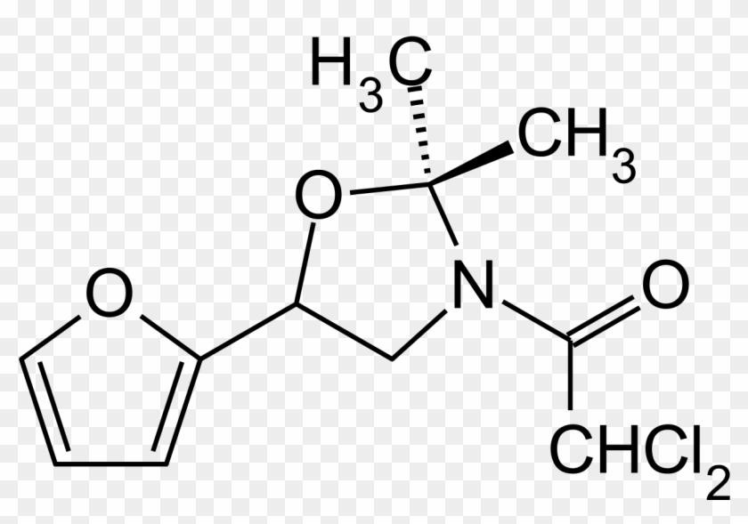 File - Furilazol - Svg - 3 4 Dimethylhexane Structural Formula Clipart #4512741