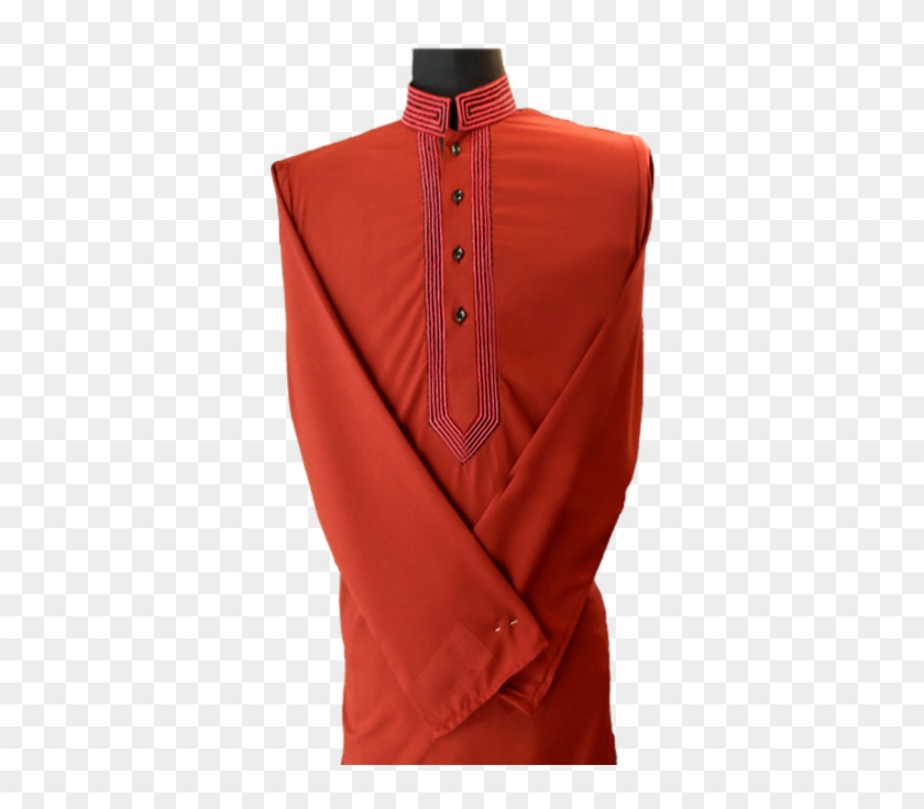 Maroon Dori Work Kurta - Formal Wear Clipart #4513444