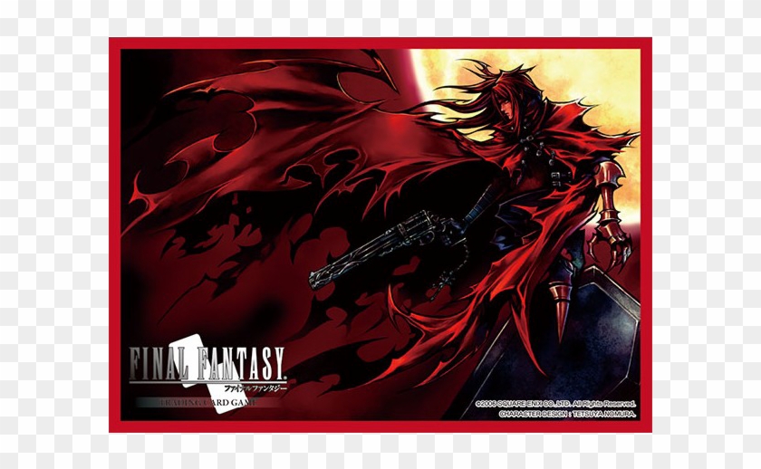 60 Sleeves Fftcg Ff7 Vincent - Dirge Of Cerberus Artwork Clipart