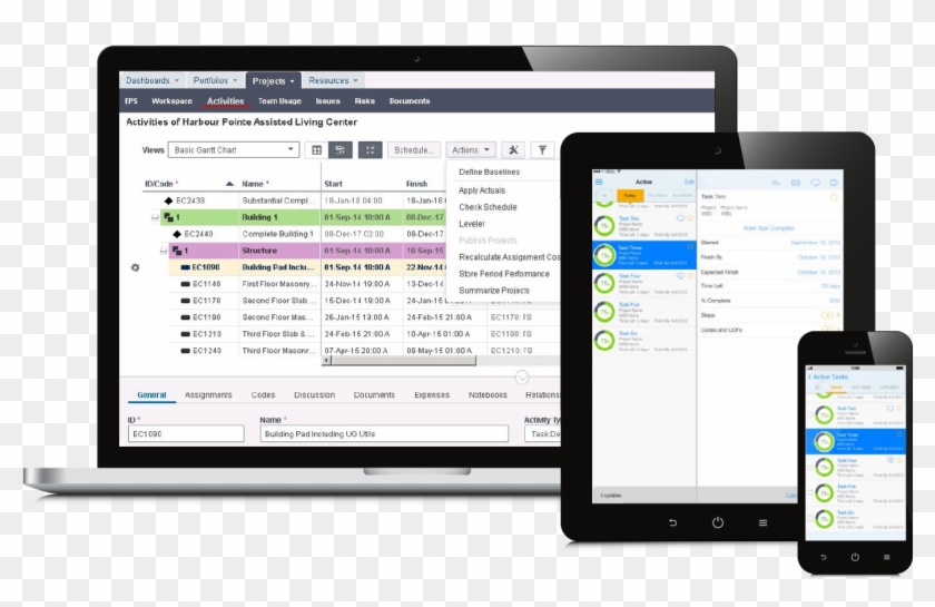 Oracle Primavera P6 - Mobile Device Clipart