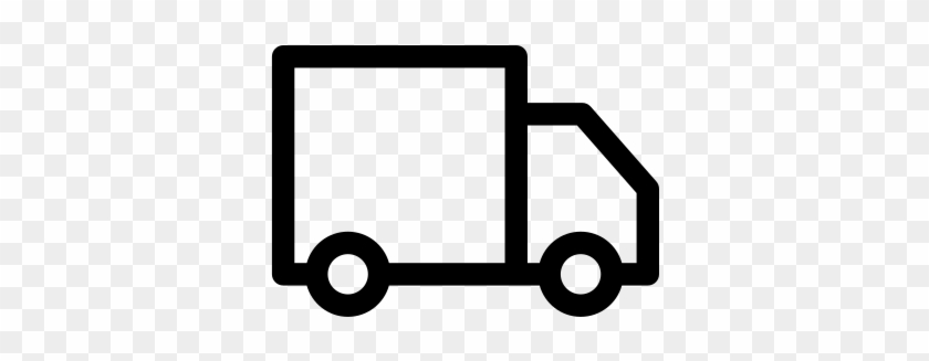 Free Shipping Above €90 - Delivery Truck Black And White Clipart #4513932