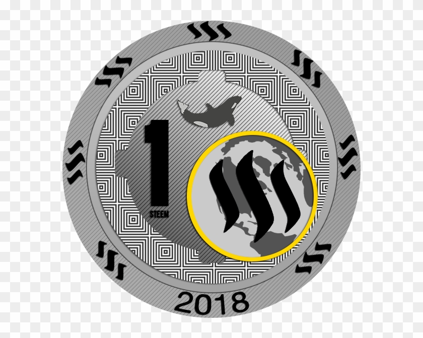 Steemsilvercoin2 - Circle Clipart #4513934