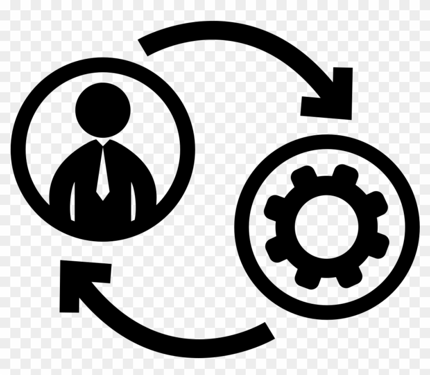 Man Machine Circuit Symbol - Man Vs Machine Symbol Clipart #4514362