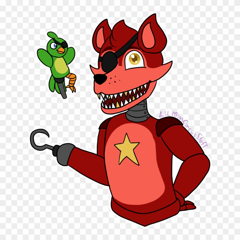 Rockstar Foxy Fivenightsatfreddys - Fnaf Drawings Rockstar Foxy Clipart