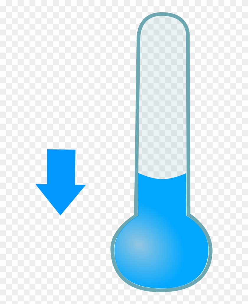 File - Temperature Down - Svg - Temperature Icon Clipart #4514543