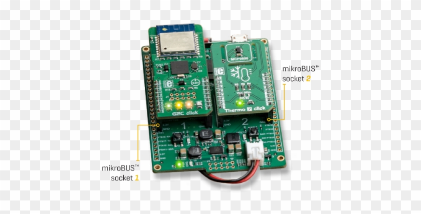 Mikroe Thermo 7 Clicker - Electronic Component Clipart