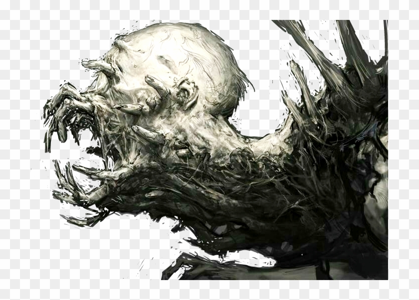 #picsart #sticker #fingers #crawler #demon #demons - Dead Space Monsters Drawings Clipart