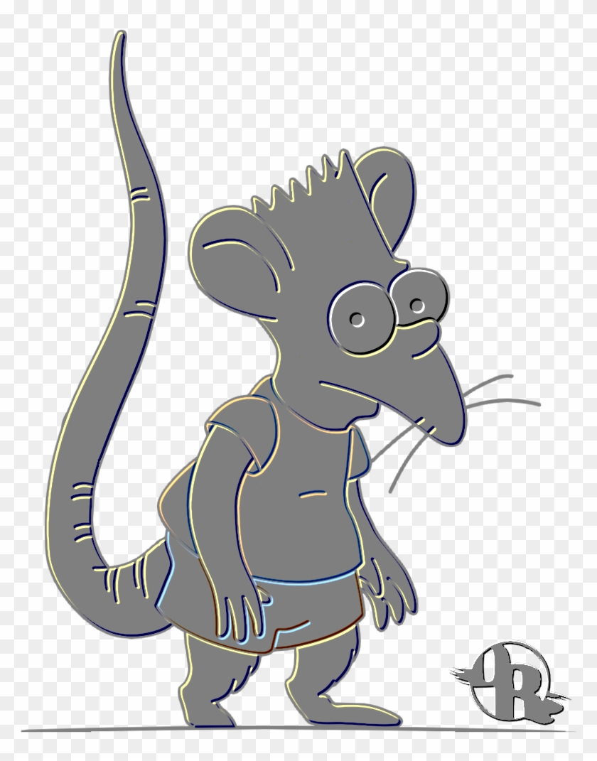 #niño Rata Corazon De Piedra - Cartoon Clipart