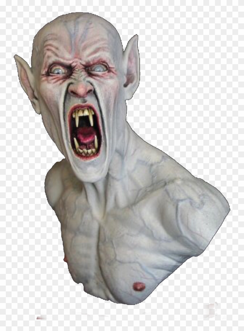 Ftestickers Horror Creepy Demon Vampire Monster Man - Bust Clipart #4515975