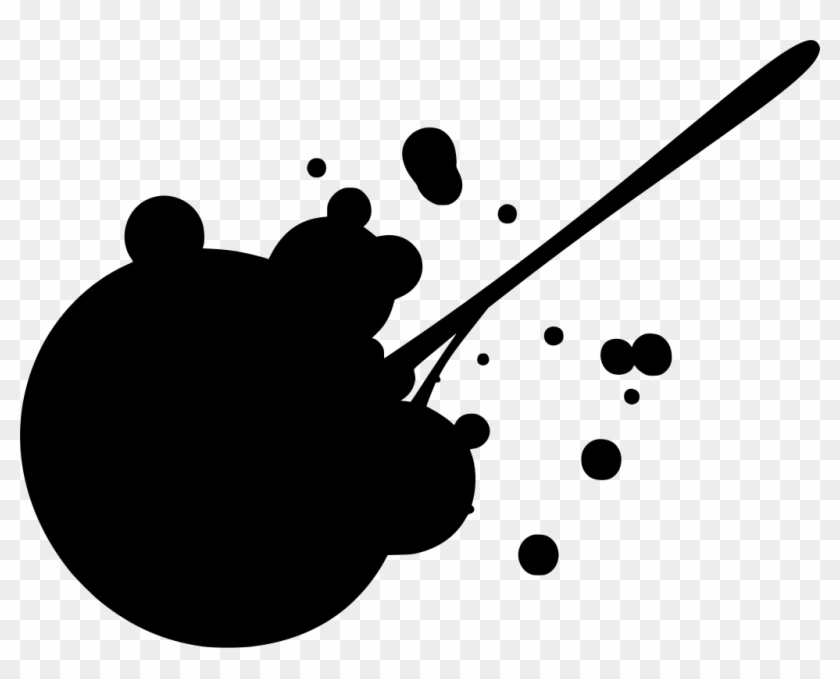 Download Png - Splash Paint Black Png Clipart