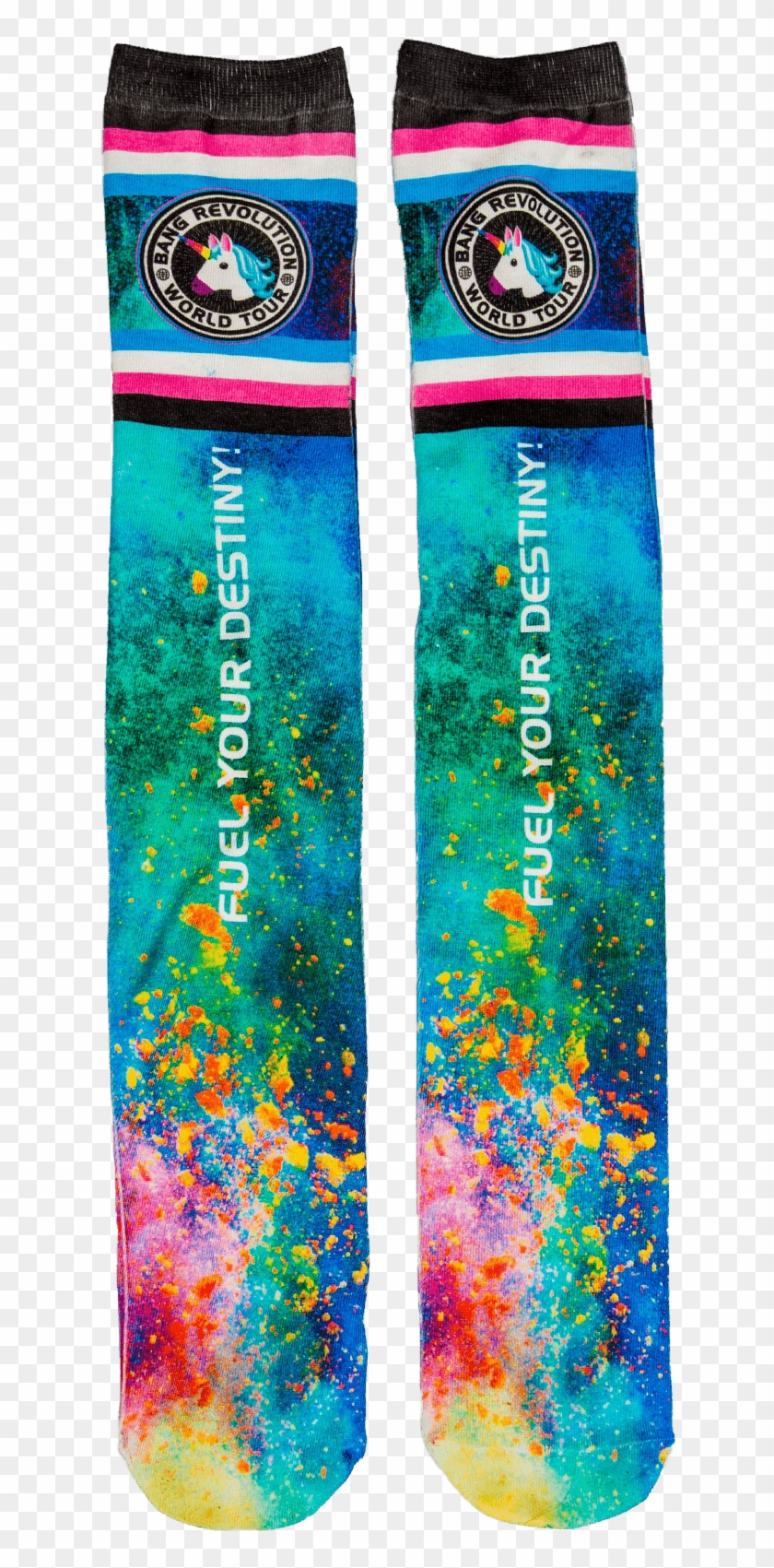 Women's Rainbow Unicorn Tube Socks - Sock Clipart #4516895