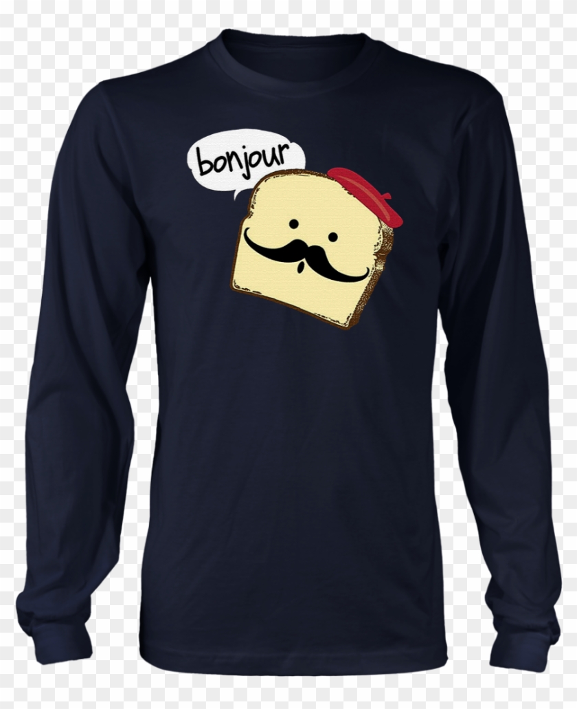 French Toast Bonjour - Funny Christmas T Shirt Family Clipart