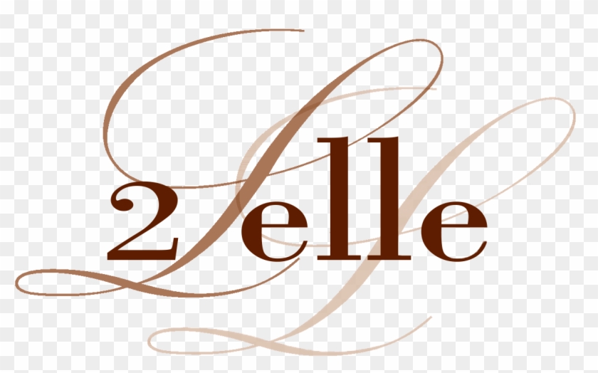Logo Of 2 Elle - Calligraphy Clipart