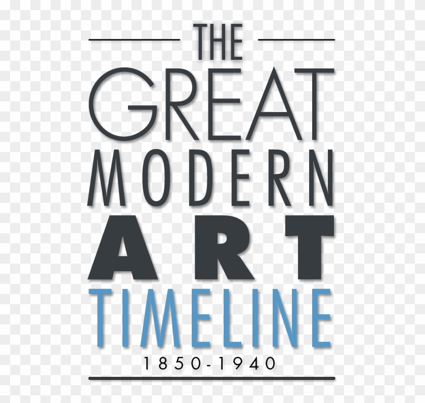 The Grand Modern European Art Timeline - Famous Artist Timeline Clipart
