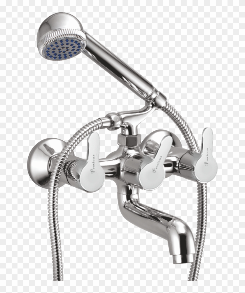 Wall Mixer Telephonic With Crutch - Shower Head Clipart #4517621