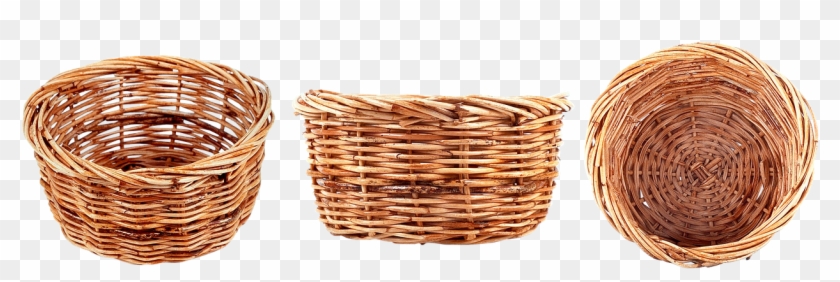 Basket Wicker Basket Harvest - Cestino Vimini Png Clipart #4517924