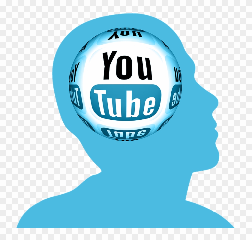 Head Circle You Tube Youtube Networks Internet - Youtube Icon Clipart #4518205