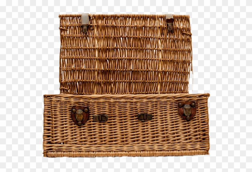 Box Cane Basket Early 1900's - Wicker Clipart #4518429