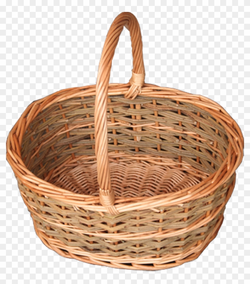 Basket Transparent Weaved - Wicker Clipart