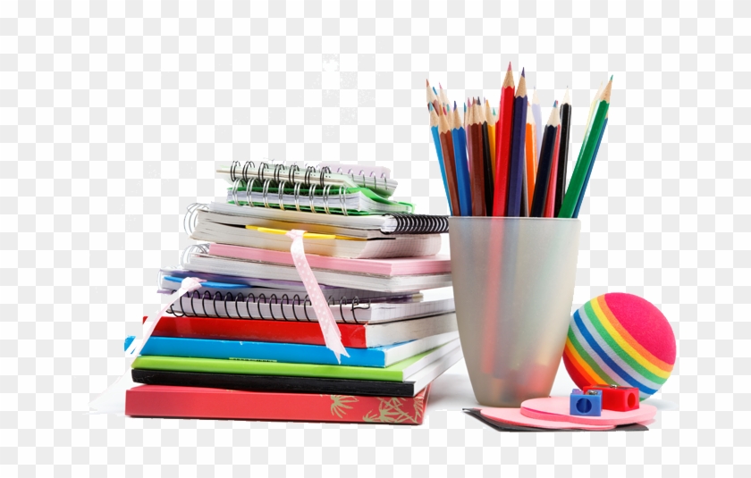 Paper Pens Pencil Notebook - School Notebooks Transparent Background Clipart