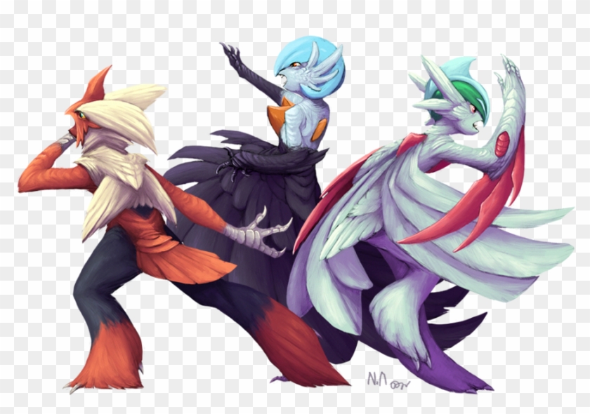 Mega Bird Team By Tashcrow - Bird Pokemon Clipart #4519345