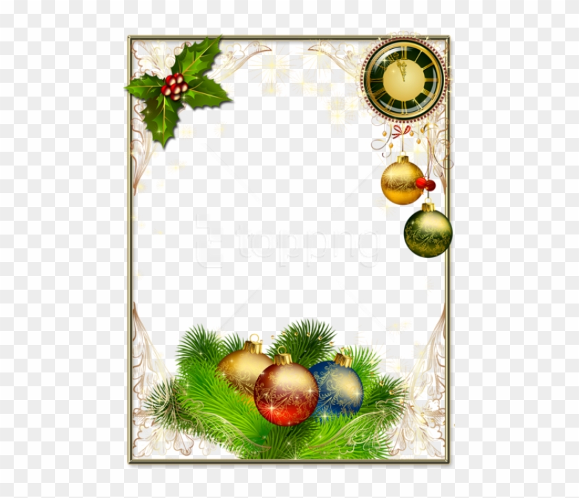 Free Png Best Stock Photos Christmas Photo Frame With - Рамки С Новым 2019 Годом Clipart