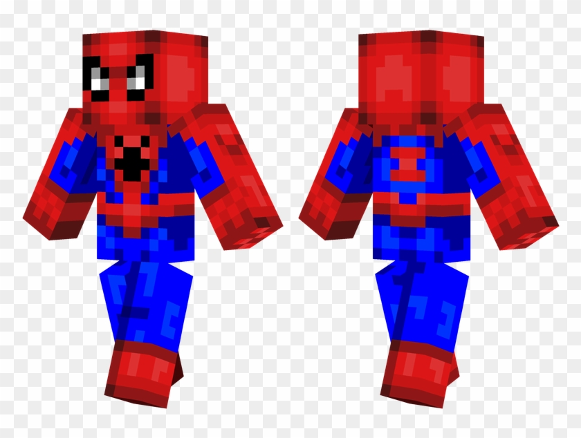 Spiderman - Minecraft Pulp Fiction Skin Clipart