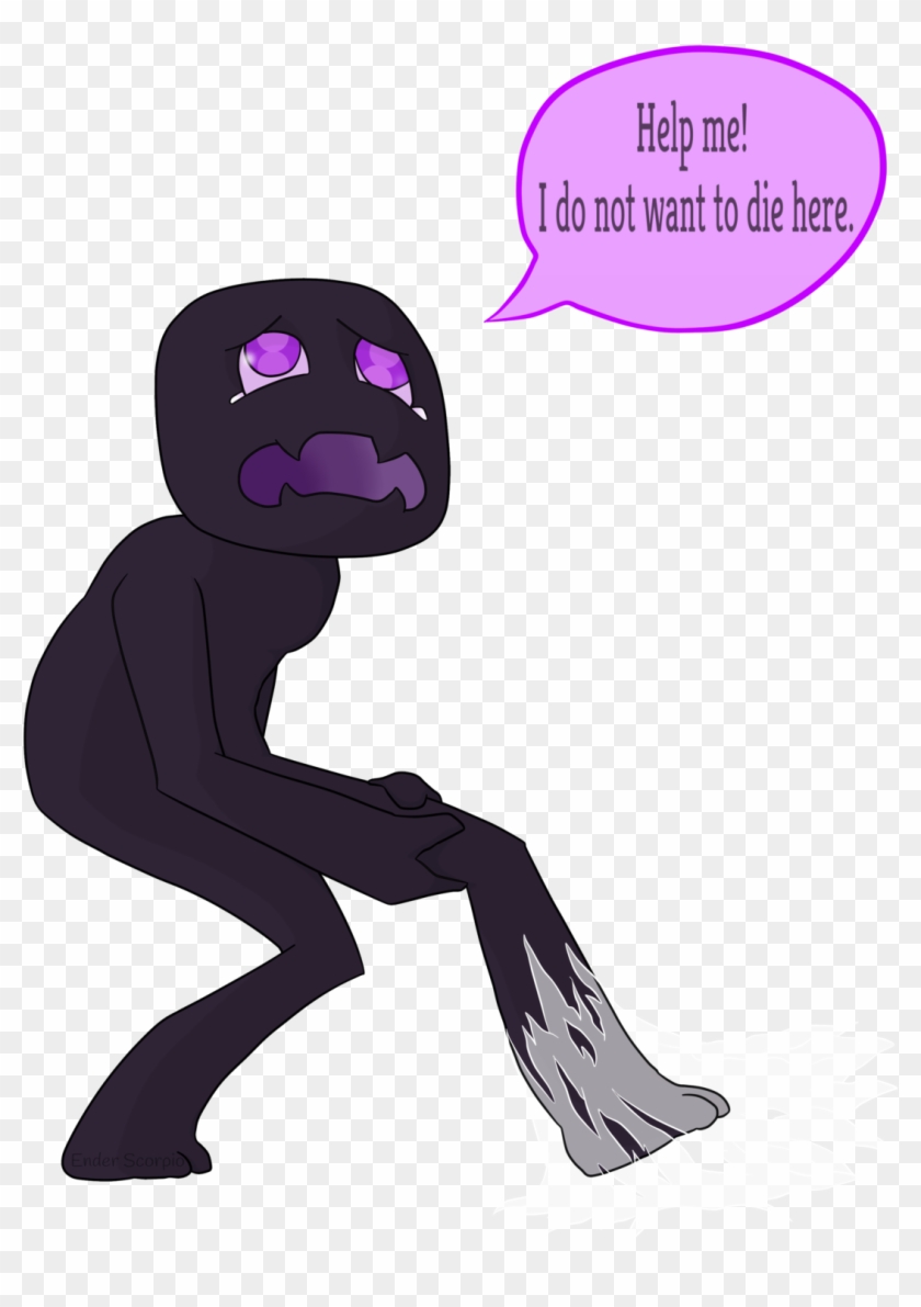 Caught - Gay Enderman Clipart #4519683