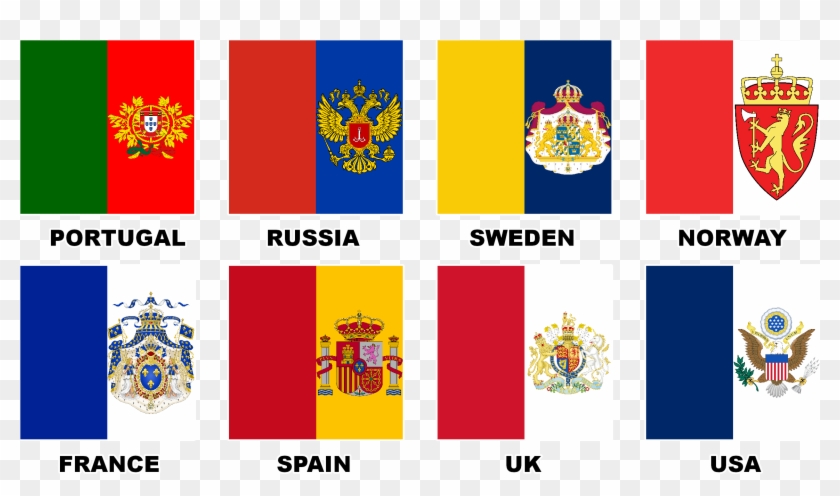 Redesignsvarious Flags In The Style Of Vatican City - Vatican City Flag Clipart #4520412