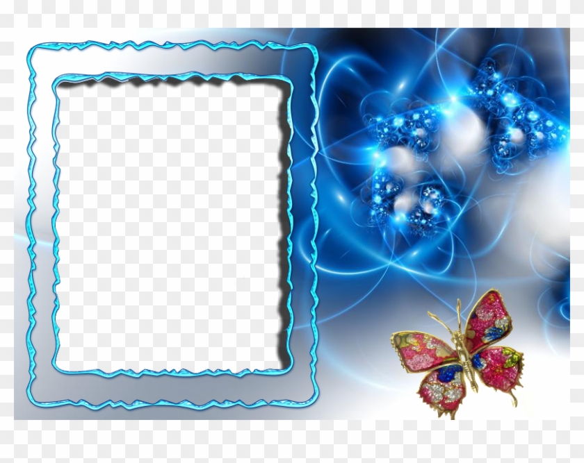 Marco Digital Para Enamorados Con Un Estilo Muy Romantico - Sky Blue Wallpapers Download Clipart #4520498