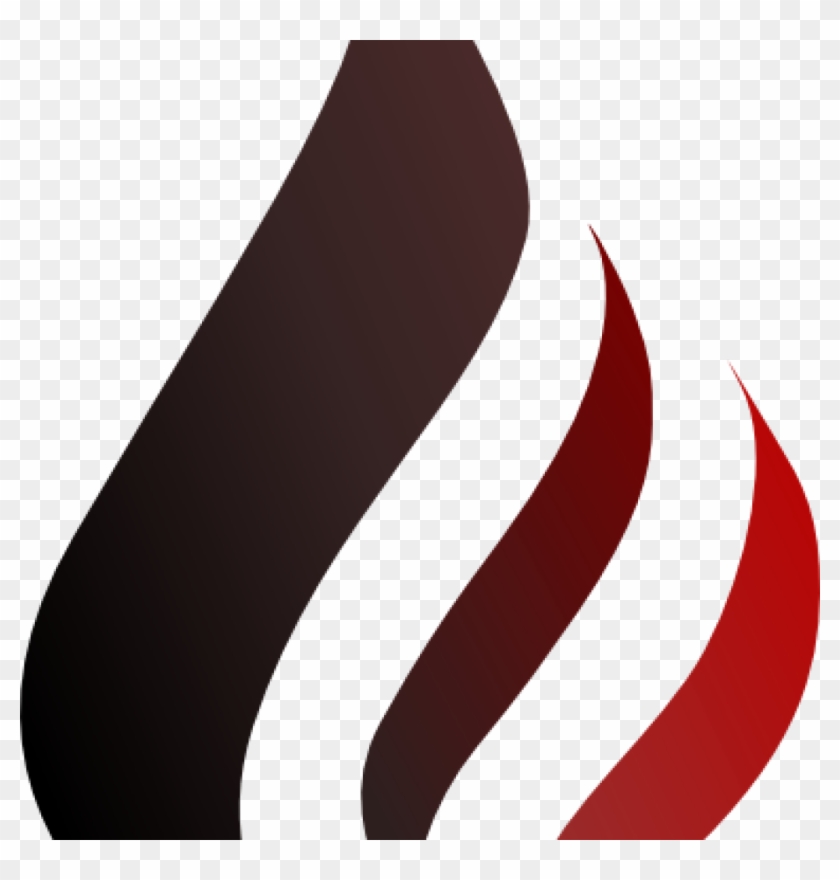 Flame Clipart Black And White Fire Flames Clipart Black - Graphic Design - Png Download