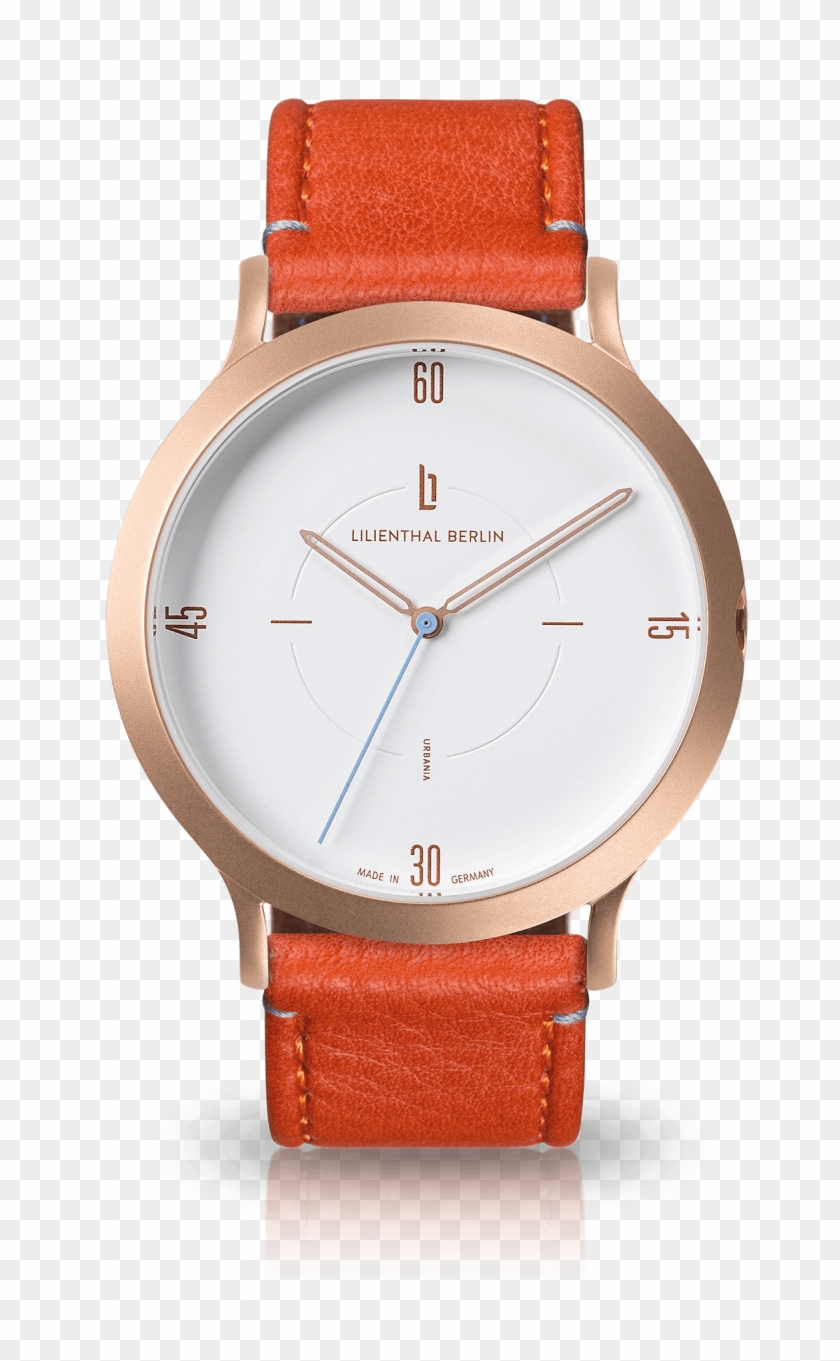 Rosegold White Flame - Analog Watch Clipart