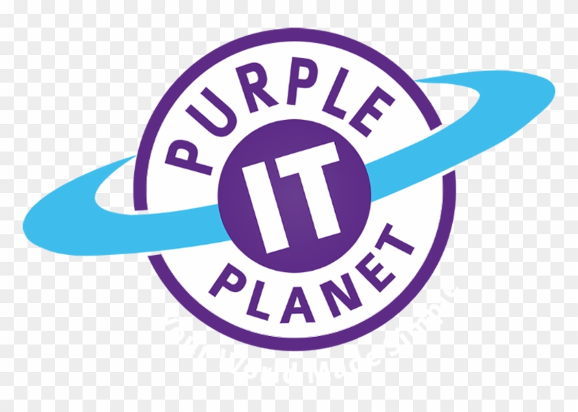Purple Planet It Logo - Purple Planet Logo Clipart #4521019