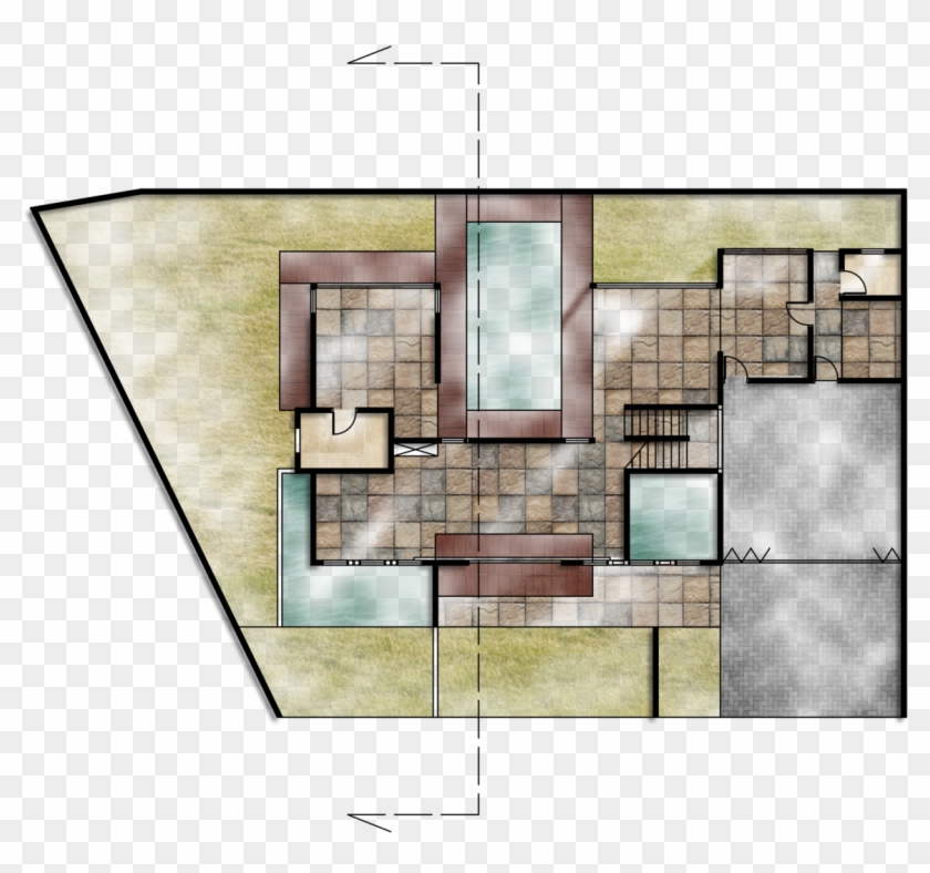 [experimental] Site Plan Rendering Styles By Felicia - Floor Plan Clipart #4521116