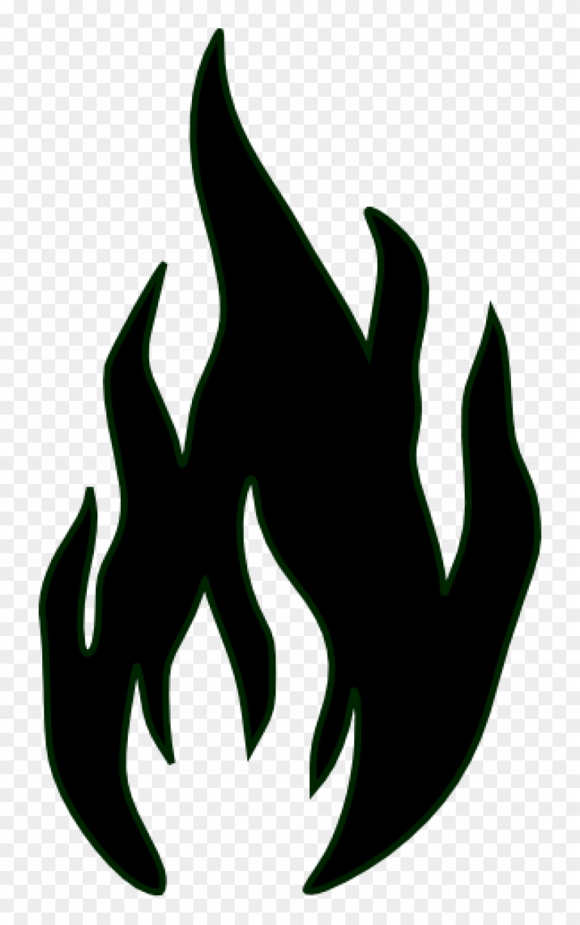 Black And White Library Diy Design Pictures Clip Art - Flame Black And White Png Transparent Png #4521140