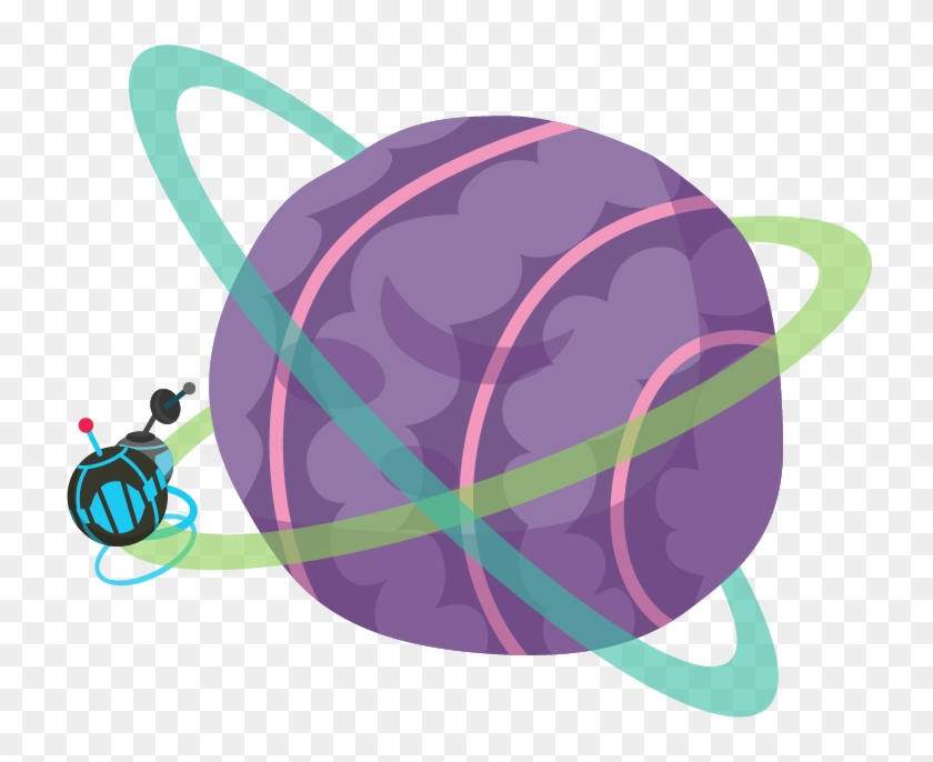 Alien Planet Purple Planet - Illustration Clipart
