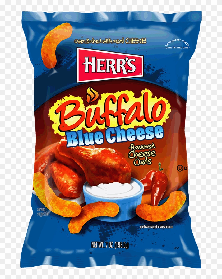 Herr's Buffalo Blue Cheese Curls 12x199gr - Herr's Buffalo Blue Cheese Curls Clipart
