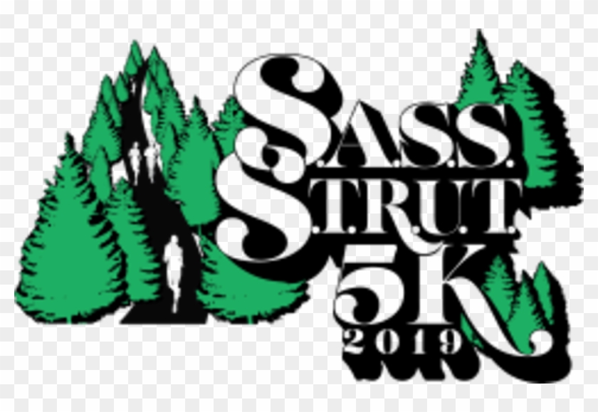 Sass Strut 5k - Illustration Clipart