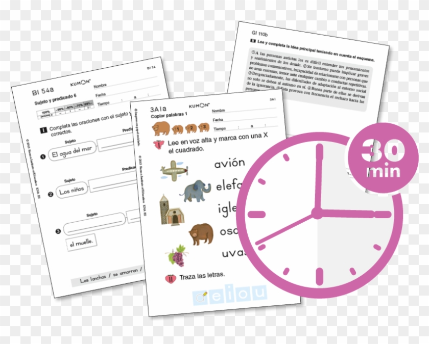 Kumon Cultivates The Reading Skills That Can Create - Clock Icon Filetype Png Clipart #4521722