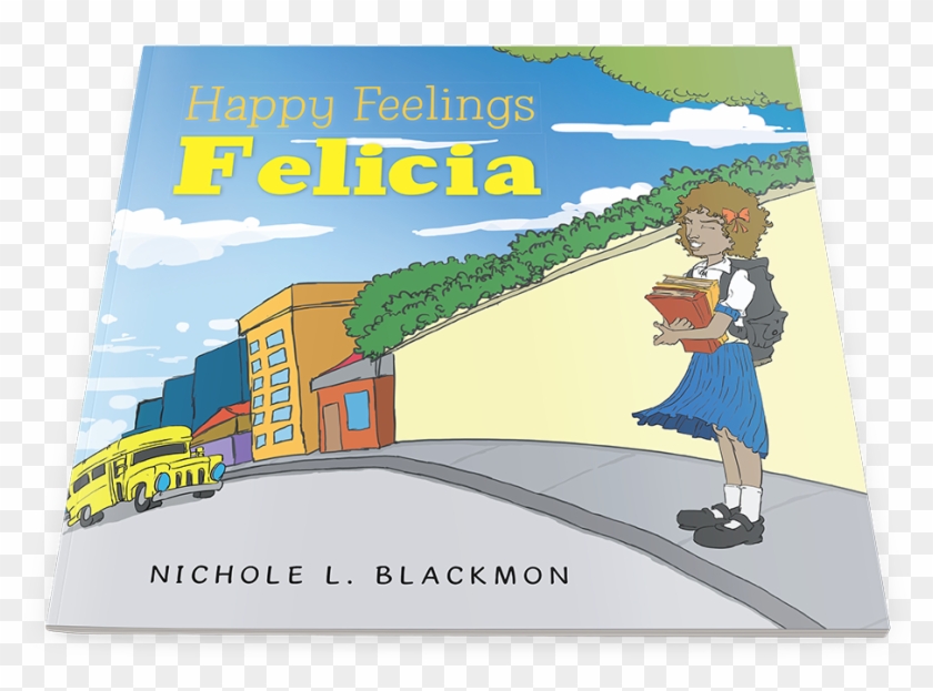 Happy Feelings Felicia [book] , Png Download - Cartoon Clipart #4521756
