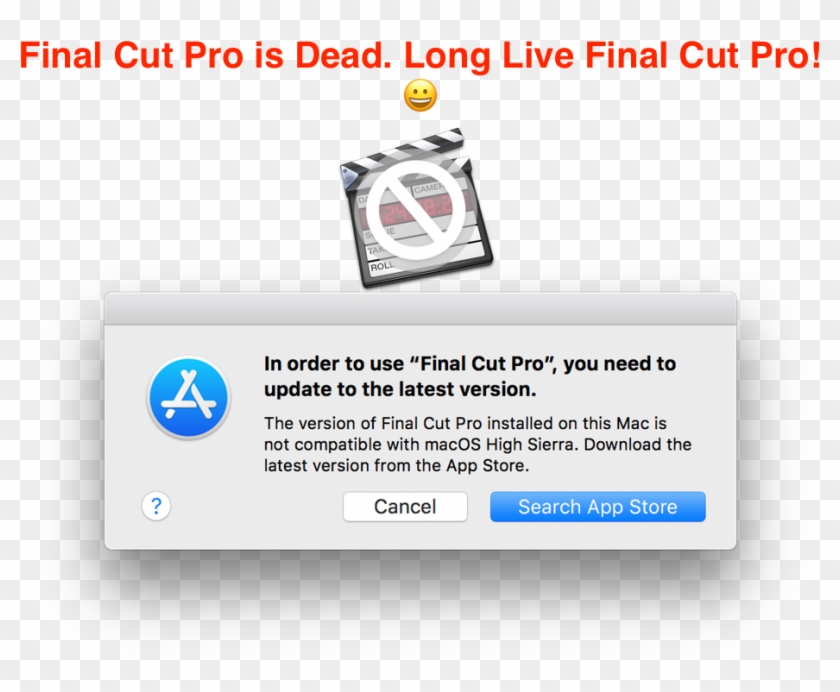 Fcp-dead - Final Cut Pro Clipart #4521852