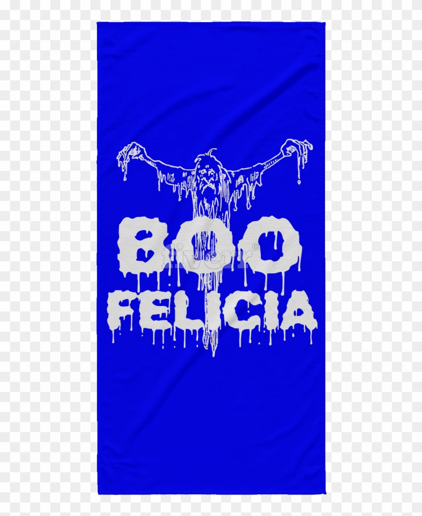 Boo Felicia Halloween Funny Beach Towel - Click Click Boom Clipart #4521966