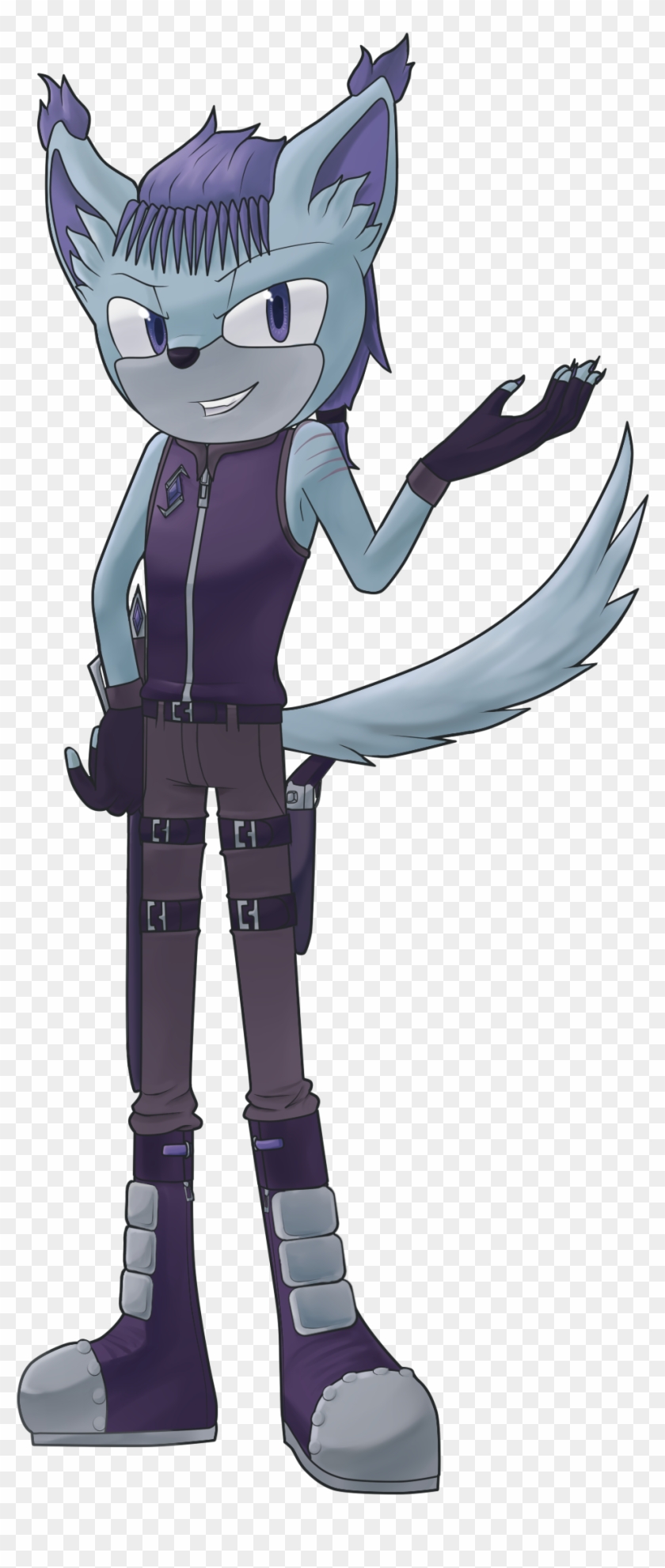 Original Sonic Fan Characters Images Lucas The Caracal - Cartoon Clipart #4522087