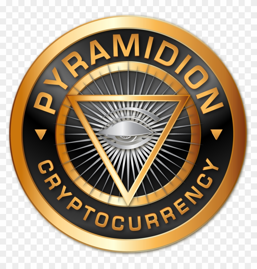 Pyramidion Cryptocurrency - Emblem Clipart #4522441