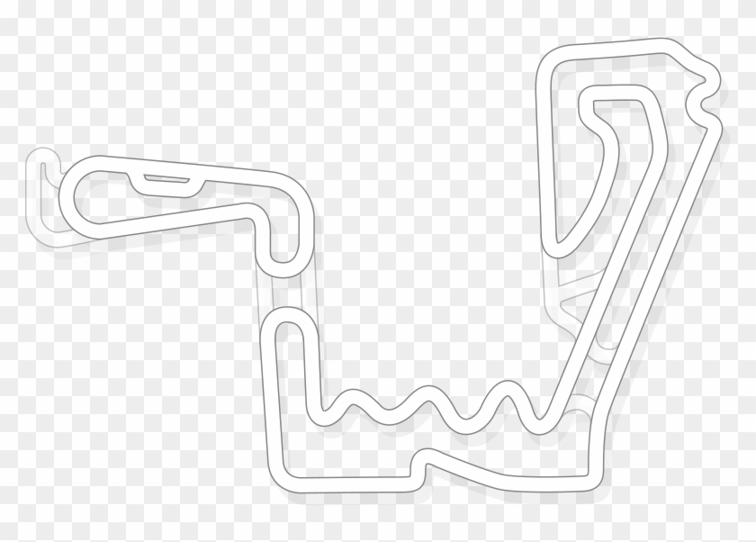 Karting Circuit Vector - Fernando Alonso Karting Track Clipart