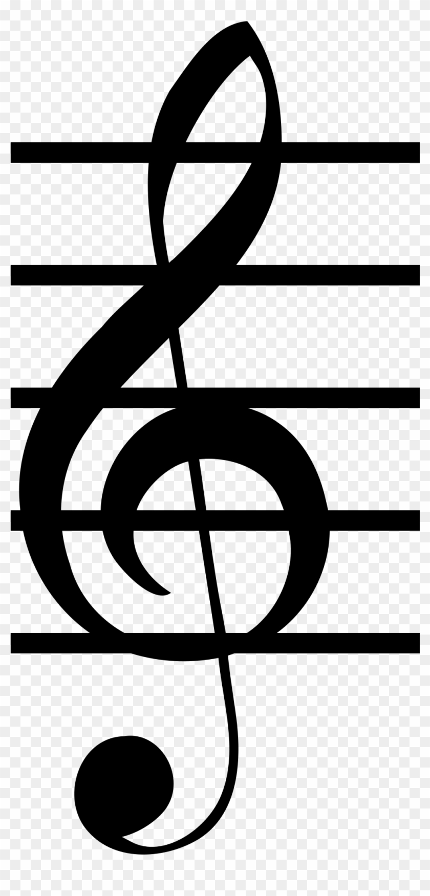 Open - Transparent Background Music Notes Black And White Clipart #4522978