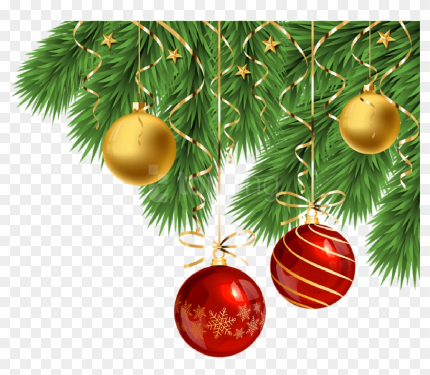 Free Png Christmas Balls Corner Decoration Png Png - Transparent Christmas Corner Png Clipart
