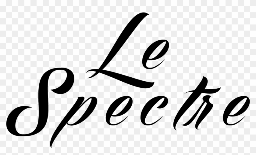 Spectre Logo Noir Png - Calligraphy Clipart