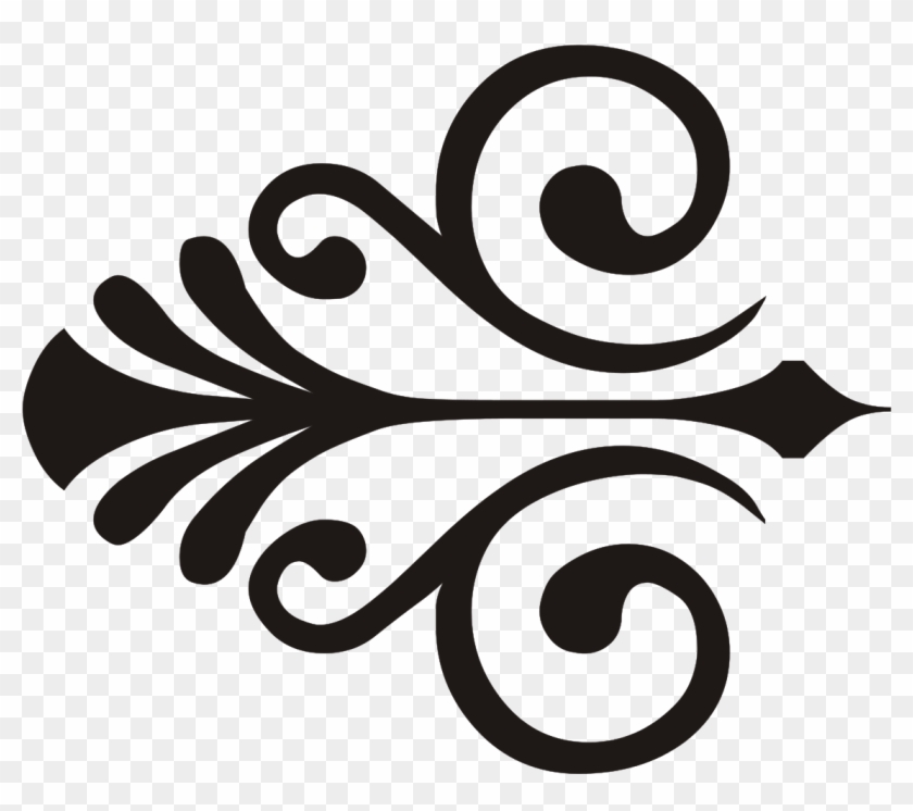 Embellishment Svg Corner Ornaments Black And White Clipart 4523434 Pikpng